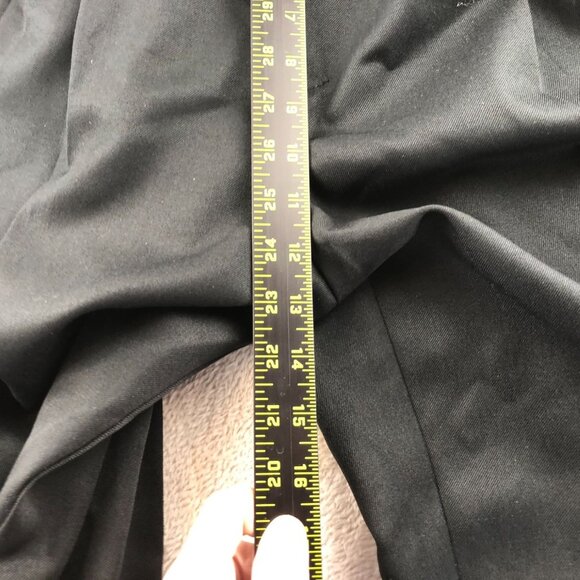 NWT Savion Womens Dress Pants Size 16 Black High Waisted Pleated Trouser Work - Picture 7 of 12